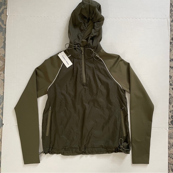 NWT Womens Medium Olive Branch Outdoor Voices Frost/Knit Hoddie. - Picture 9 of 13